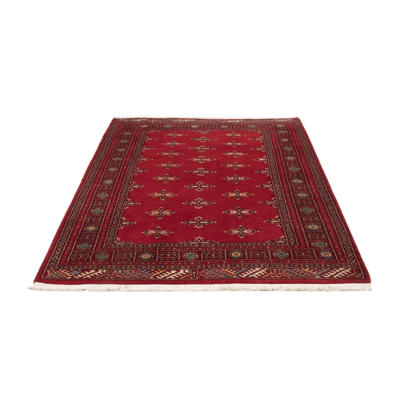 Pakistan Teppich 125x197cm - Orientteppich - rot