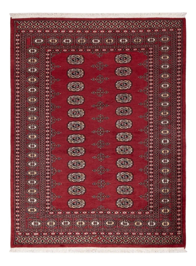 Pakistan Teppich 137x179cm - Orientteppich - rot