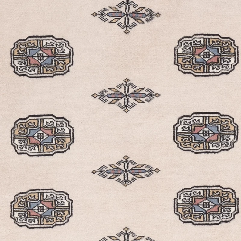 Pakistan Teppich 124x195cm - Orientteppich - beige