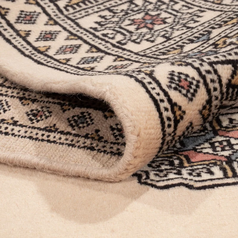 Pakistan Teppich 124x195cm - Orientteppich - beige