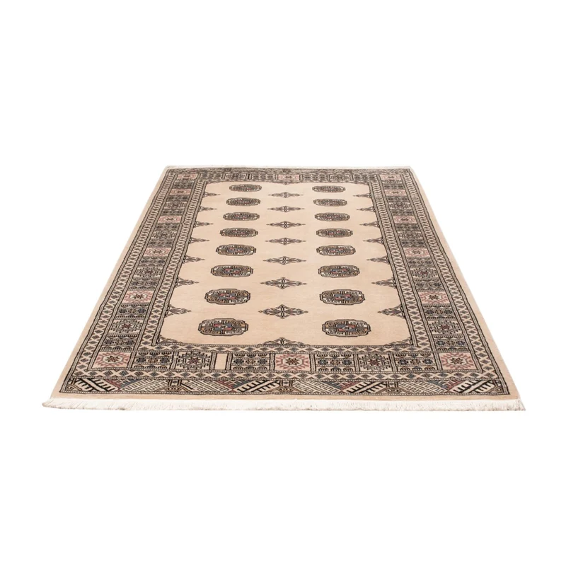 Pakistan Teppich 124x195cm - Orientteppich - beige