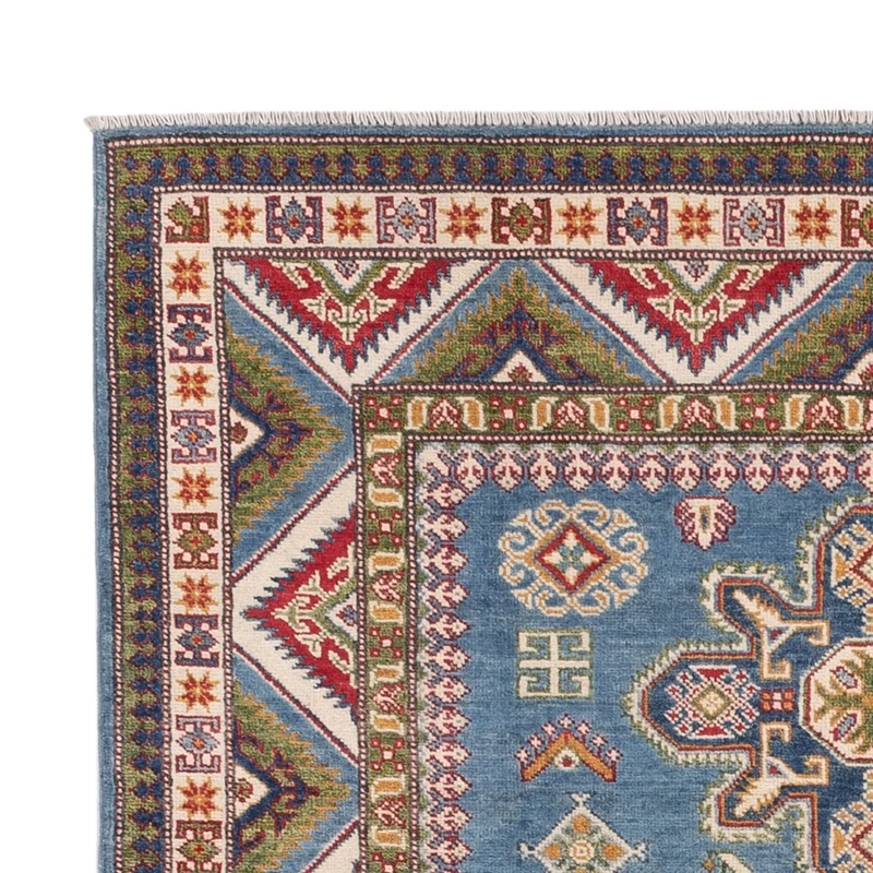 Kazak Teppich 148x193cm - Orientteppich - blau