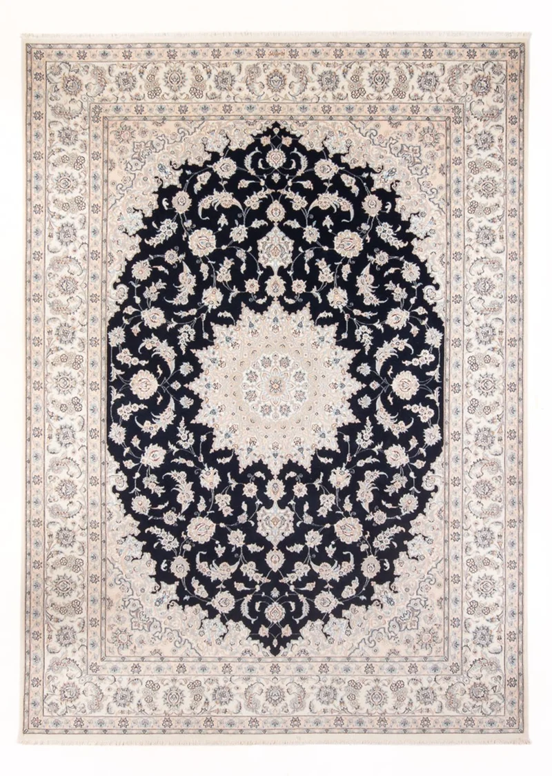 Nain - 6La Teppich 246x340cm - Perserteppich - dunkelblau