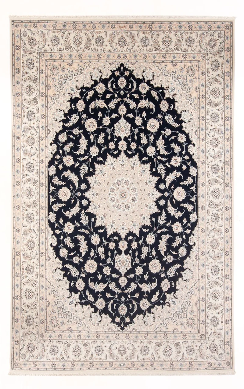 Nain - 6La Teppich 246x340cm - Perserteppich - dunkelblau