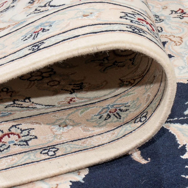 Nain - 6La Teppich 246x340cm - Perserteppich - dunkelblau