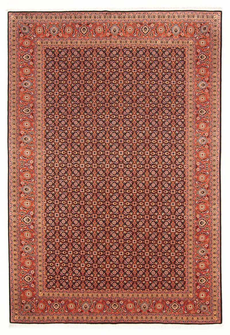 Täbriz - 50 Raj Teppich 200x296cm - Perserteppich - rost