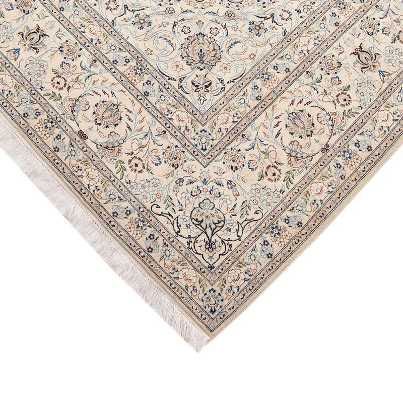 Nain - 9La Teppich 205x305cm - Perserteppich - hellgrau