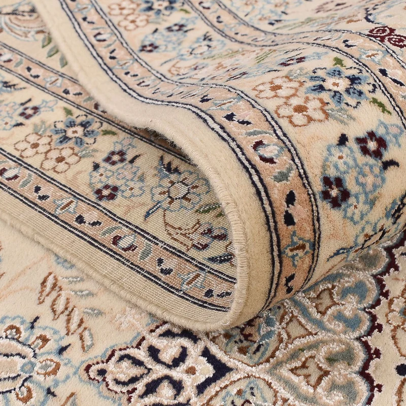Nain - 9La Teppich 205x305cm - Perserteppich - hellgrau