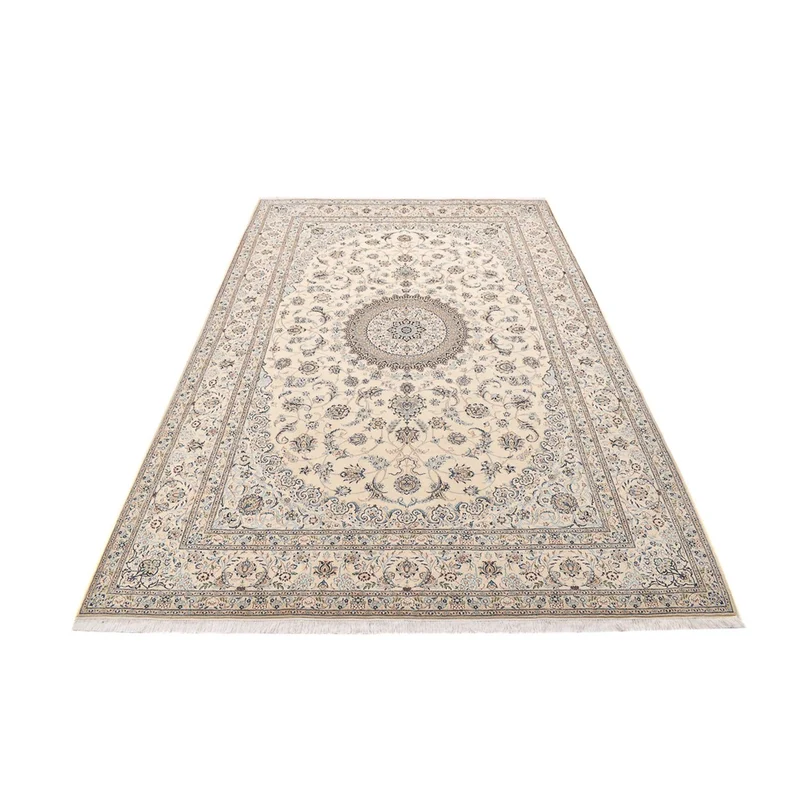 Nain - 9La Teppich 205x305cm - Perserteppich - hellgrau