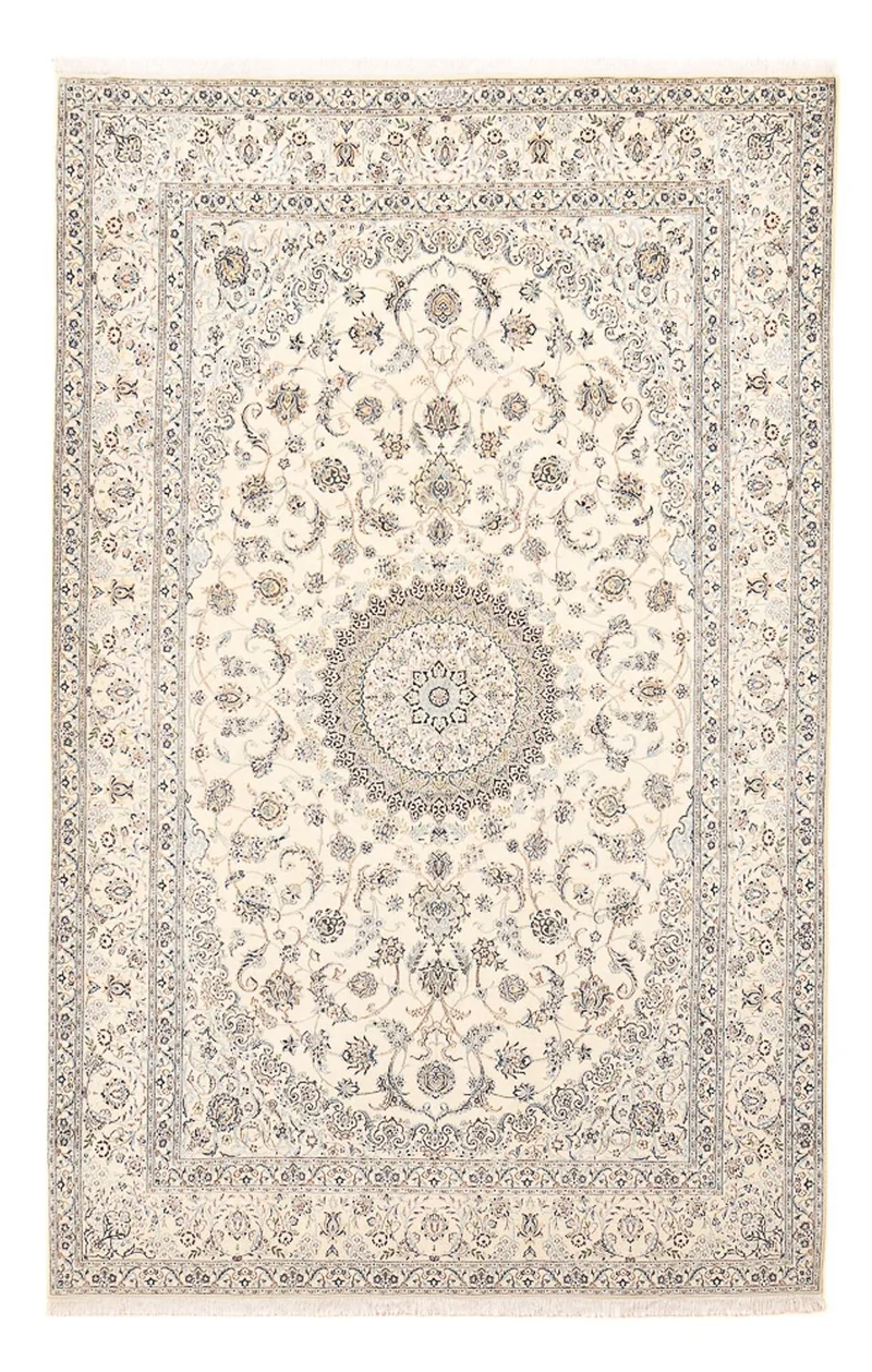 Nain - 9La Teppich 205x305cm - Perserteppich - hellgrau
