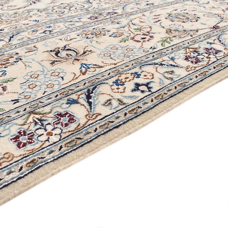 Nain - 9La Teppich 205x305cm - Perserteppich - hellgrau