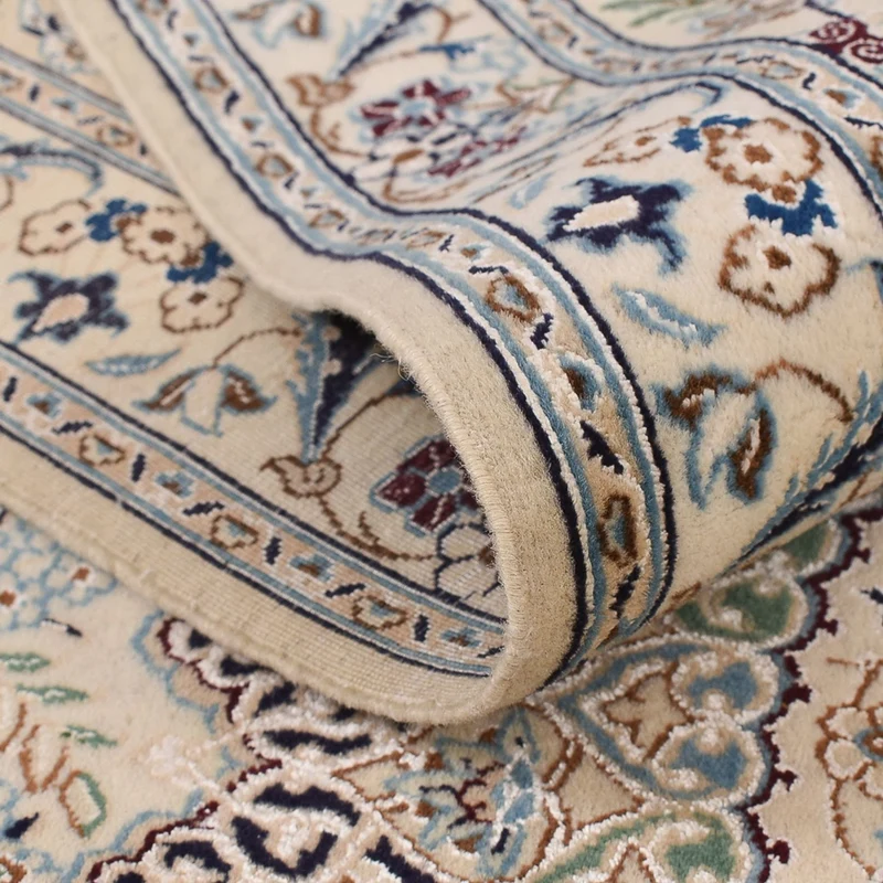 Nain - 9La Teppich 205x305cm - Perserteppich - hellgrau
