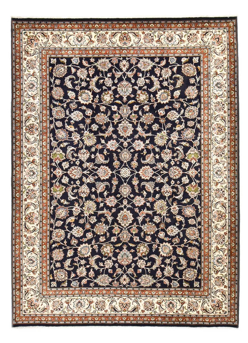 Maschad Teppich 252x345cm - Perserteppich - dunkelblau