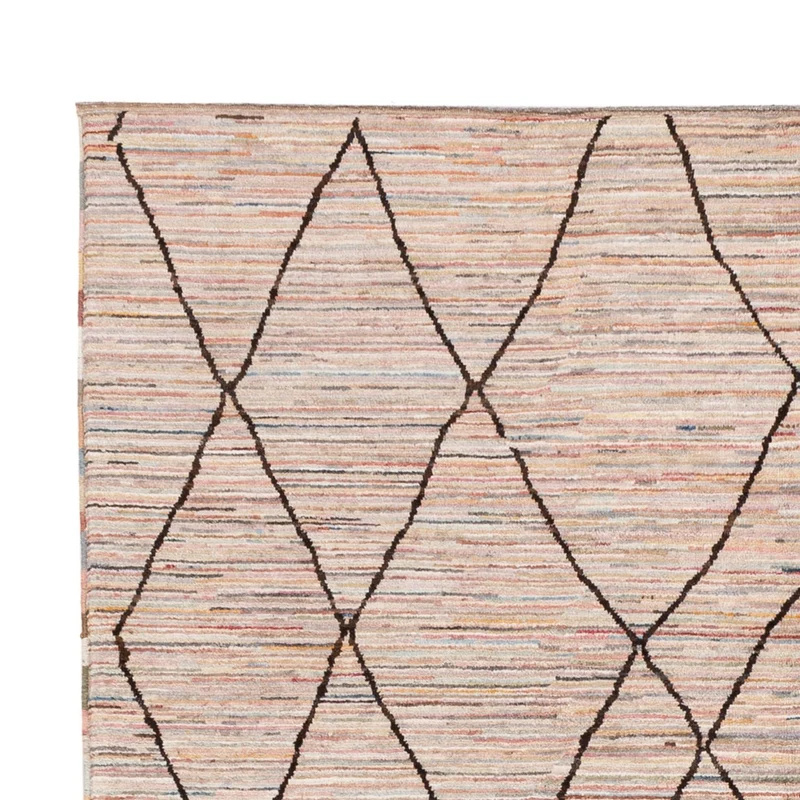 Berber Teppich 205x294cm - Wollteppich - beige