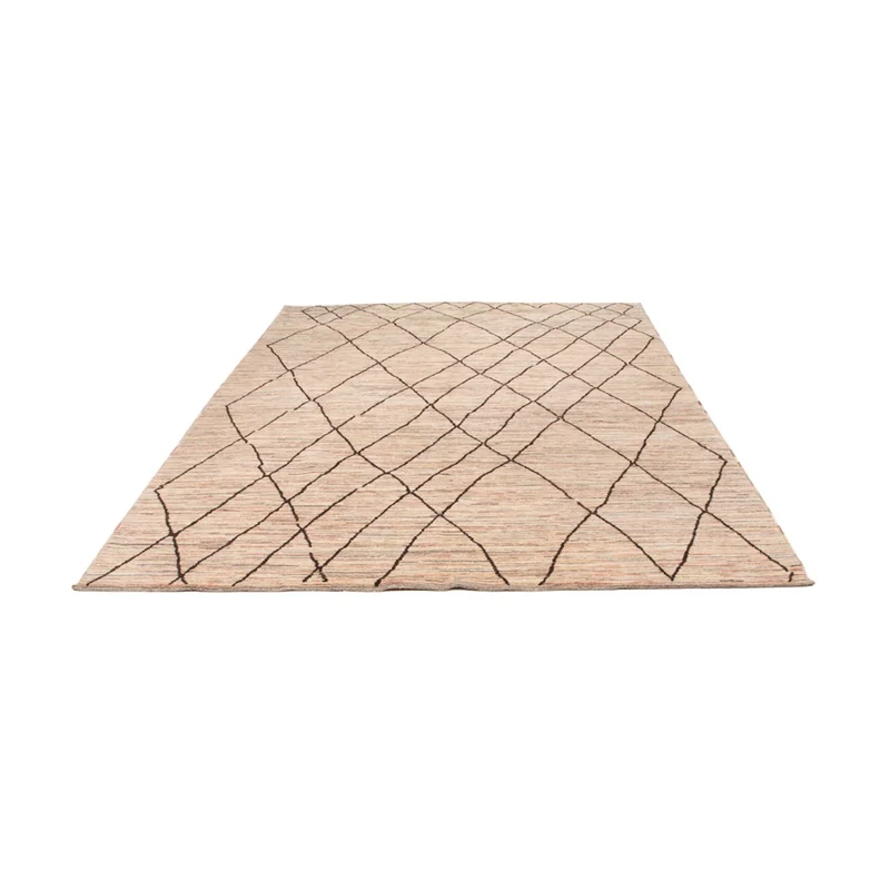 Berber Teppich 205x294cm - Wollteppich - beige