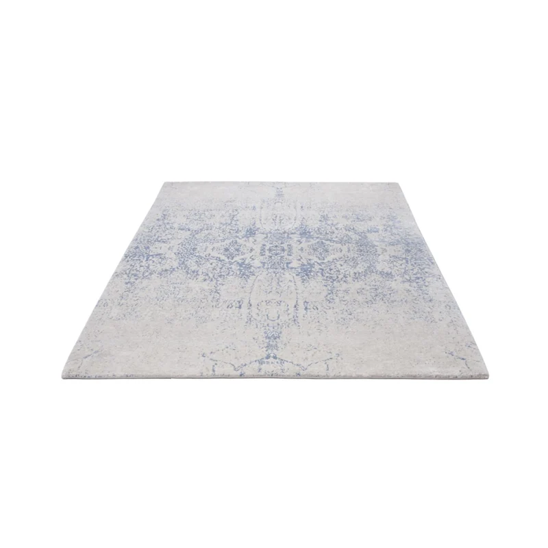 Designer Teppich 142x209cm - weiß