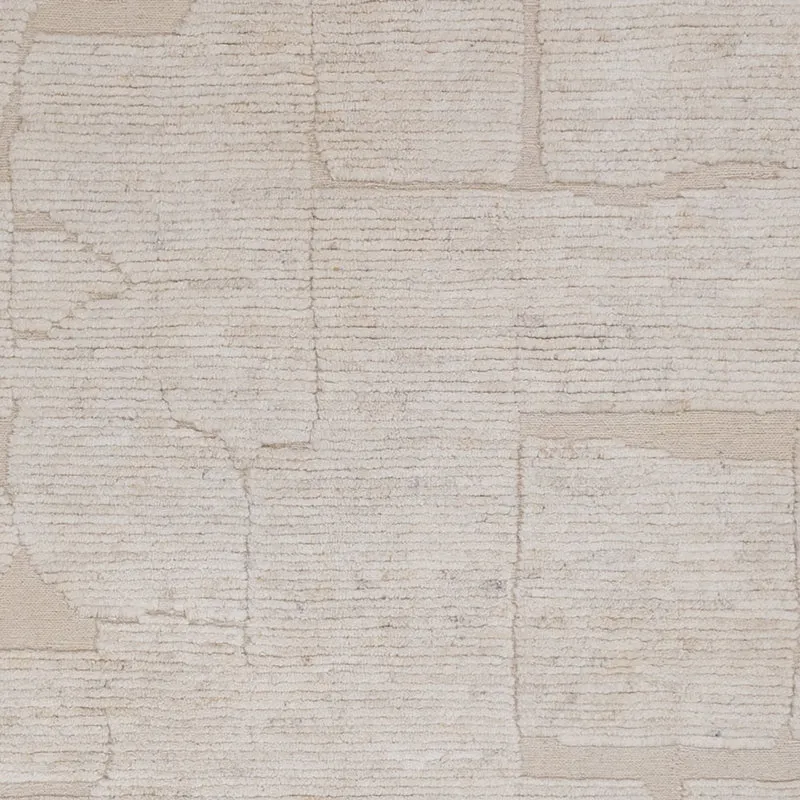 Berber Teppich 200x298cm - Wollteppich - creme
