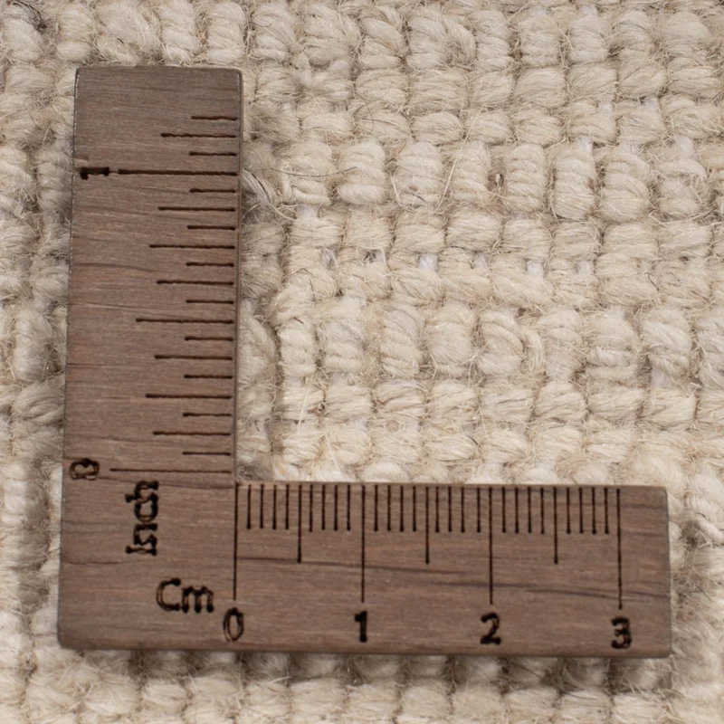 Berber Teppich 200x298cm - Wollteppich - creme