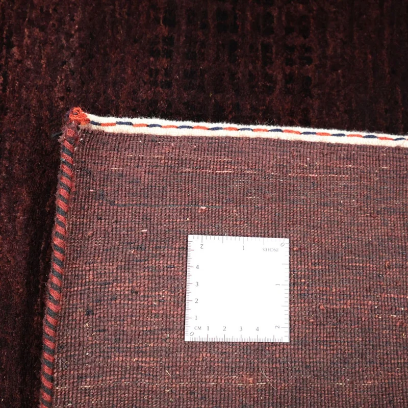 Indo Loribaft Teppich 166x235cm - Wollteppich - dunkelrot