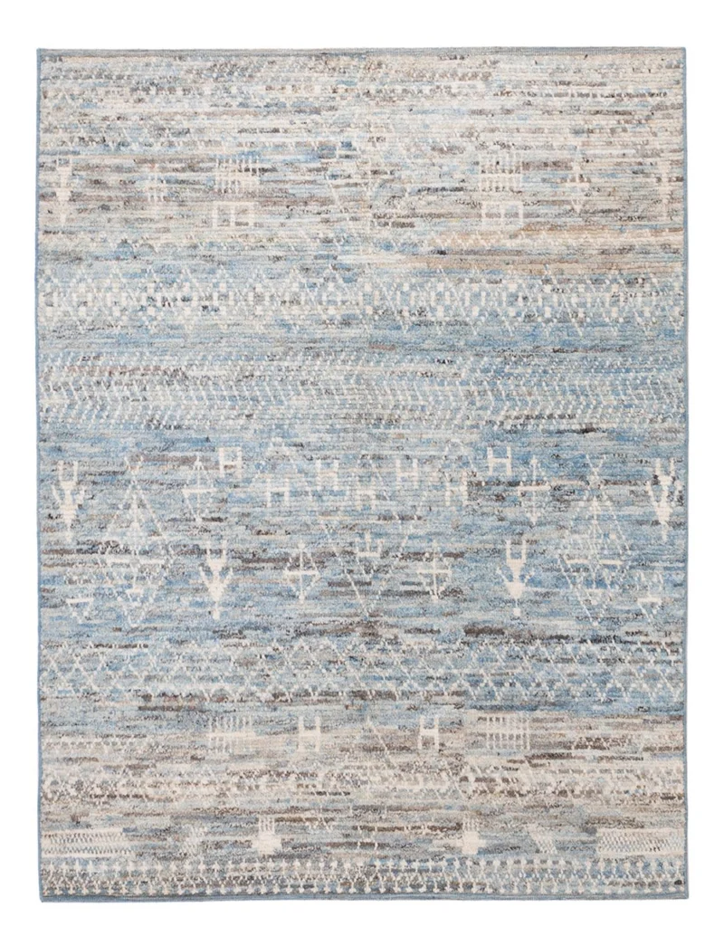 Berber Teppich 151x196cm - Wollteppich - mehrfarbig