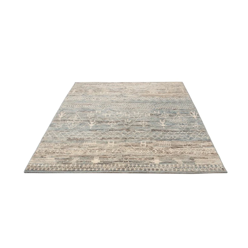 Berber Teppich 151x196cm - Wollteppich - mehrfarbig