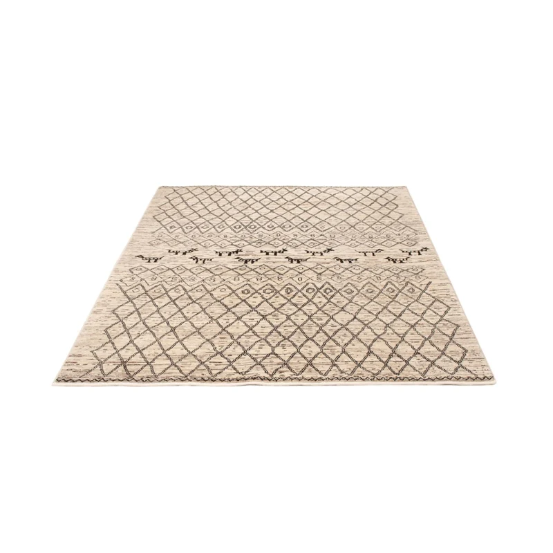 Berber Teppich 148x200cm - Wollteppich - beige