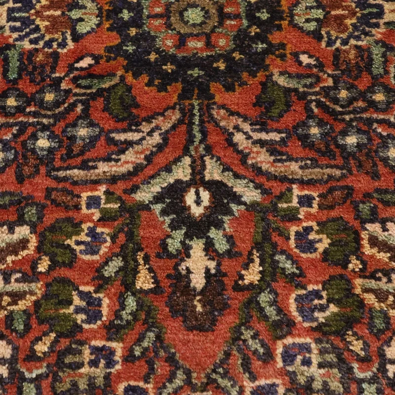 Mehraban Teppich 83x313cm - Perserteppich - dunkelrot