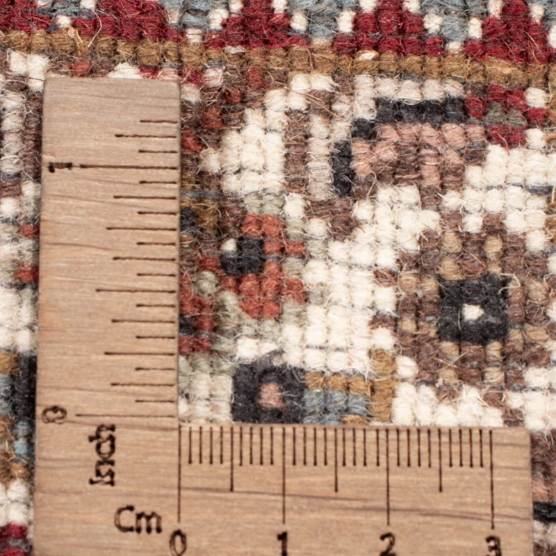 Indo Täbriz Teppich 120x184cm - Orientteppich - dunkelbeige