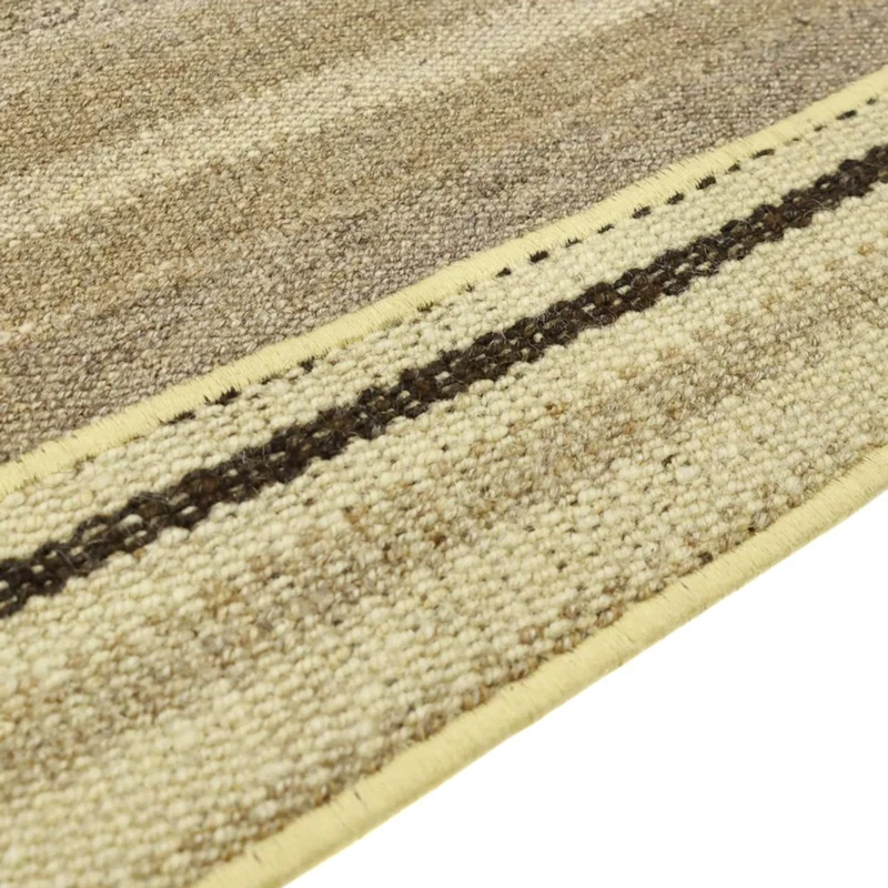 Kelim Fars Teppich 172x234cm - dunkelbeige