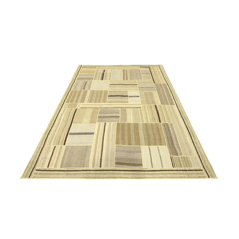 Kelim Fars Teppich 172x234cm - dunkelbeige