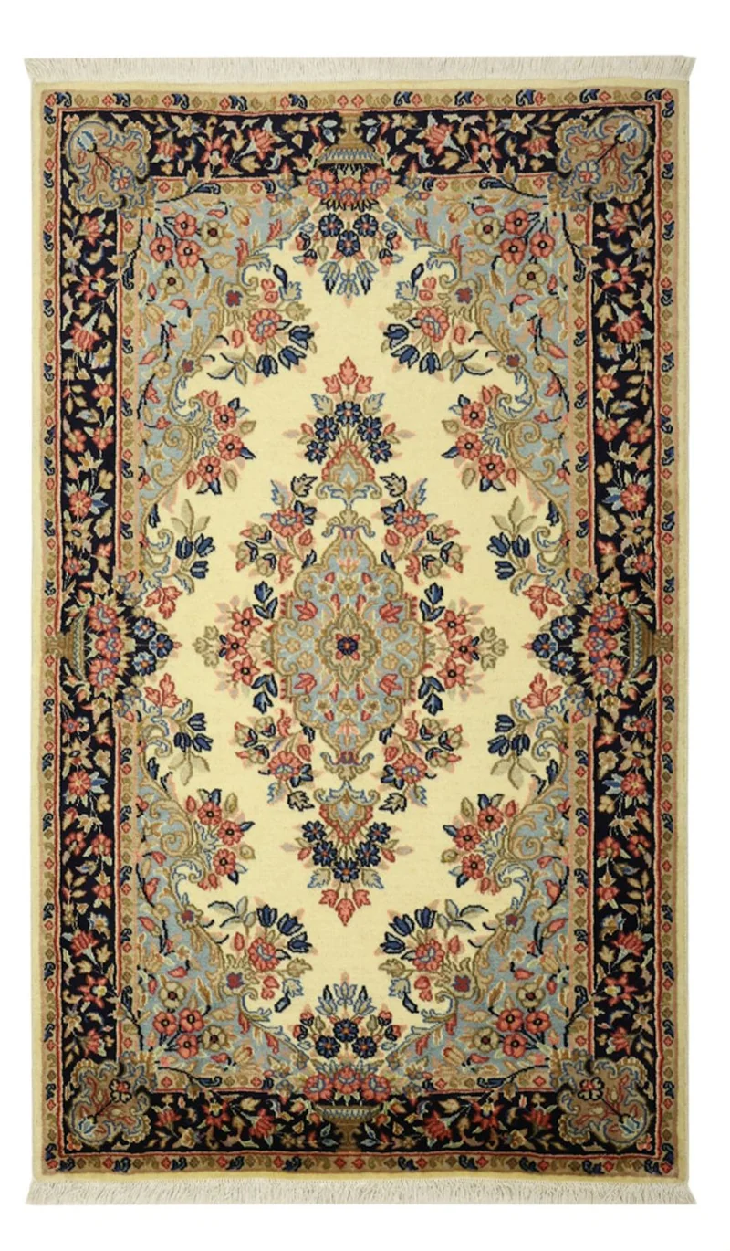 Kerman Teppich 89x149cm - Perserteppich - mehrfarbig