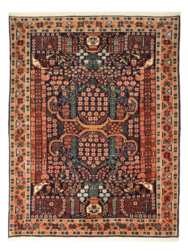 Sharbabak Teppich 130x164cm - Perserteppich - mehrfarbig