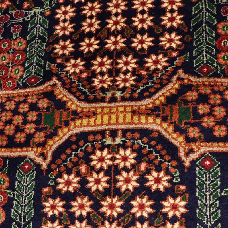 Sharbabak Teppich 130x164cm - Perserteppich - mehrfarbig