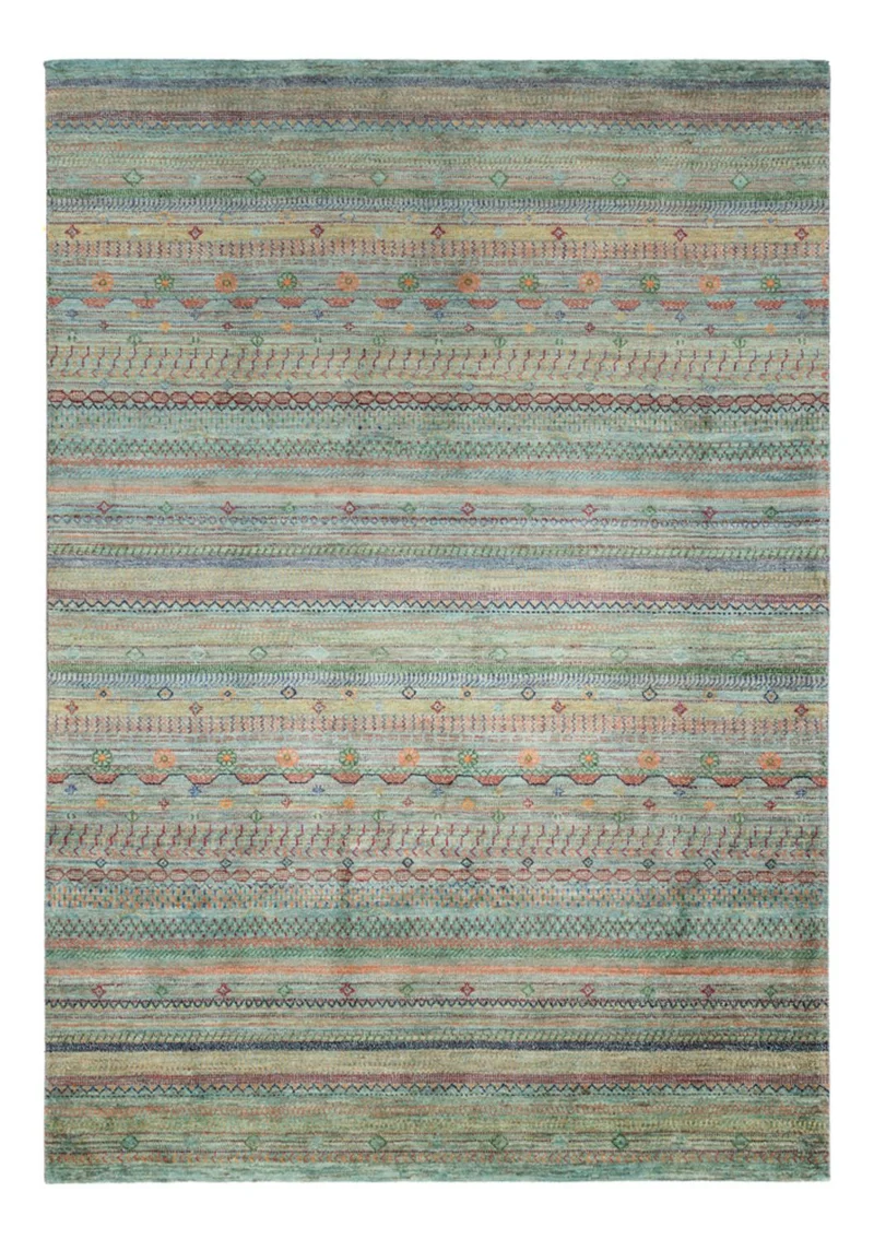 Designer Teppich 201x291cm - mehrfarbig