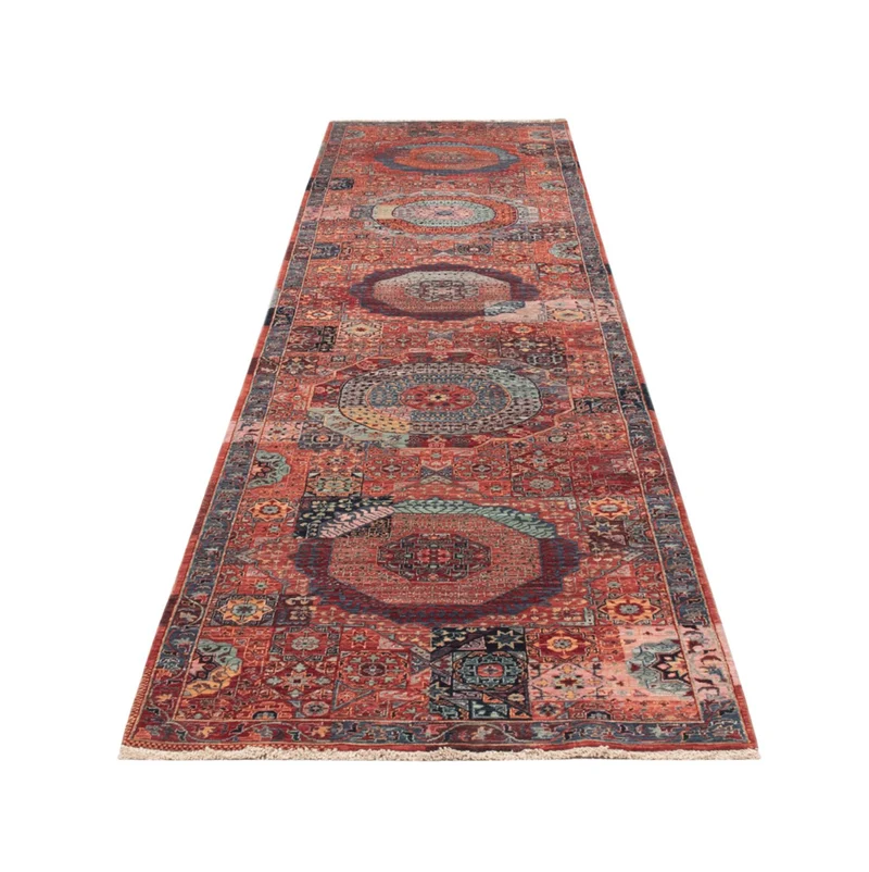 Designer Teppich 88x392cm - mehrfarbig