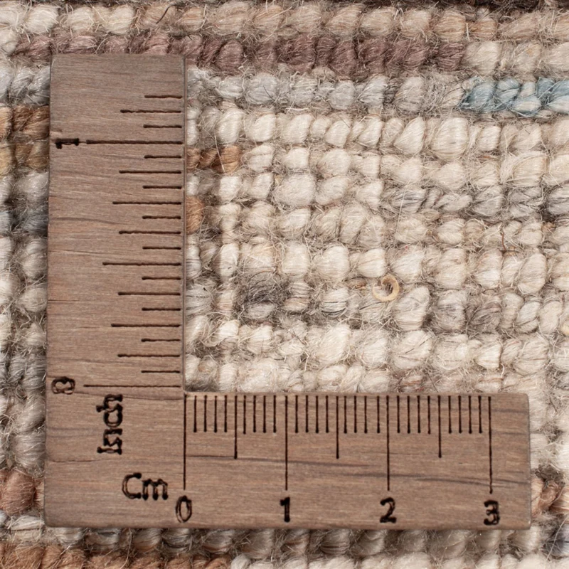 Berber Teppich 218x284cm - Wollteppich - dunkelbeige