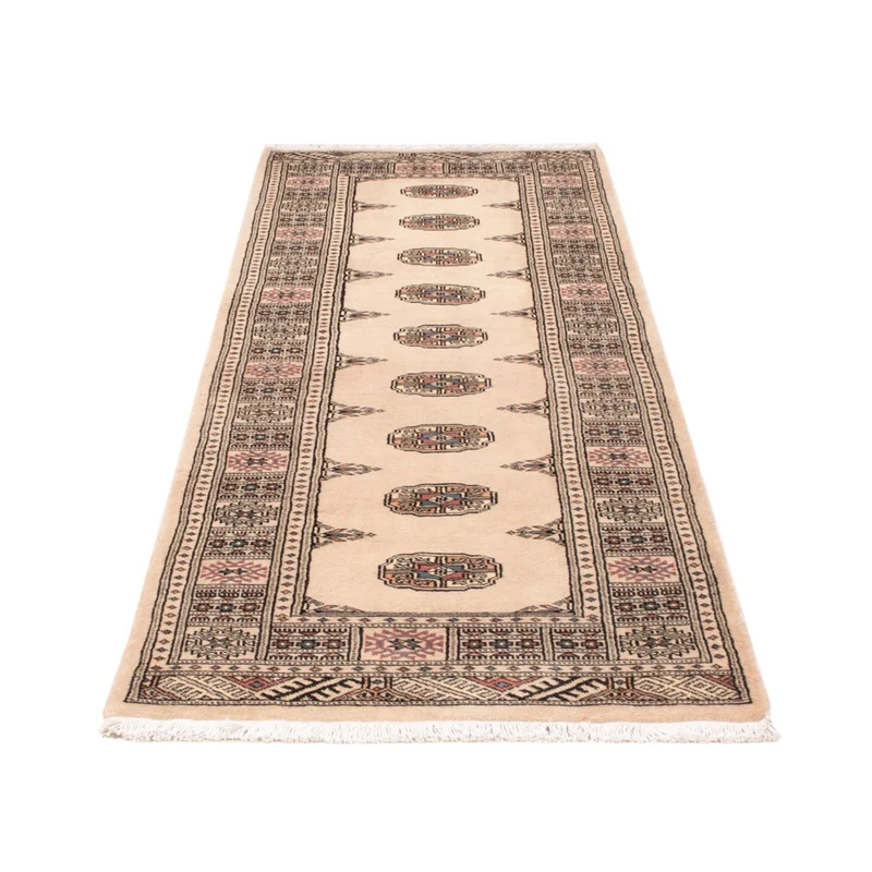 Pakistan Teppich 76x234cm - Orientteppich - beige
