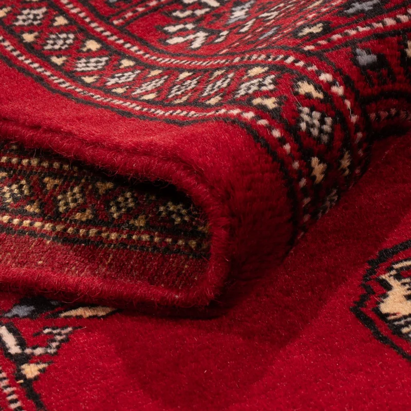 Pakistan Teppich 80x203cm - Orientteppich - rot