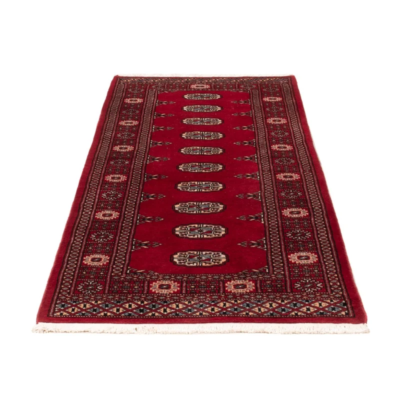 Pakistan Teppich 80x203cm - Orientteppich - rot