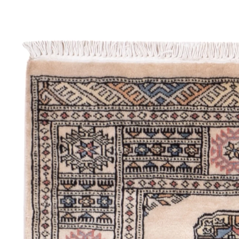 Pakistan Teppich 76x217cm - Orientteppich - beige