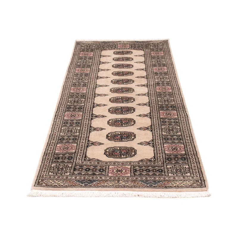 Pakistan Teppich 76x217cm - Orientteppich - beige
