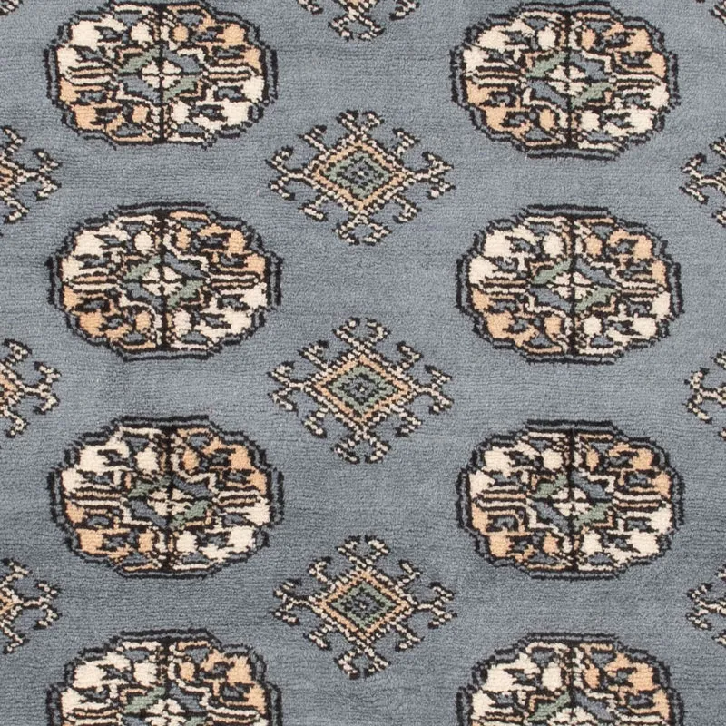 Pakistan Teppich 96x160cm - Orientteppich - hellblau