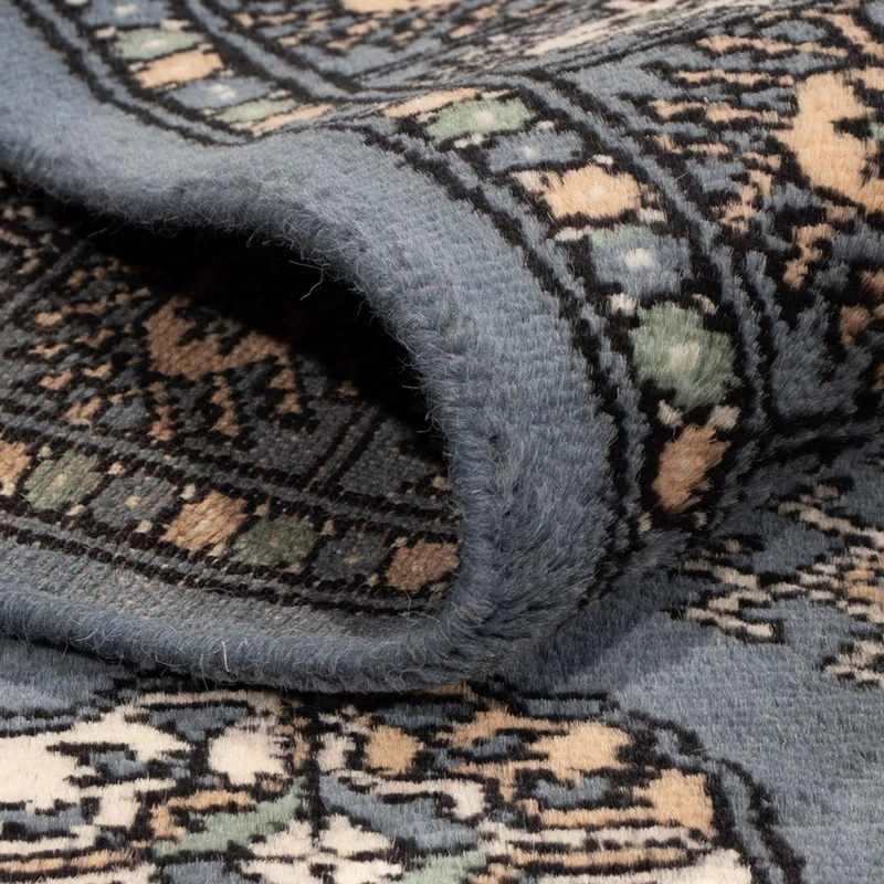 Pakistan Teppich 96x160cm - Orientteppich - hellblau