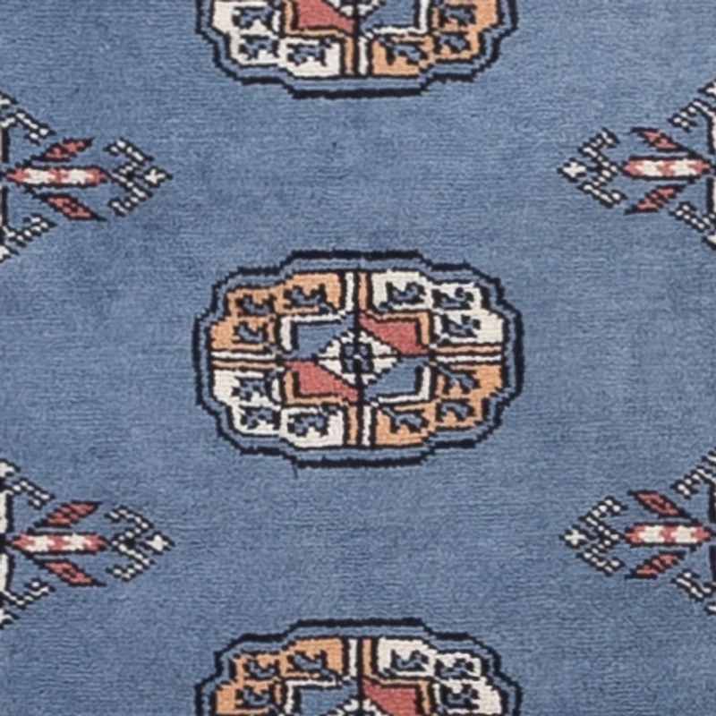 Pakistan Teppich 80x199cm - Orientteppich - blau