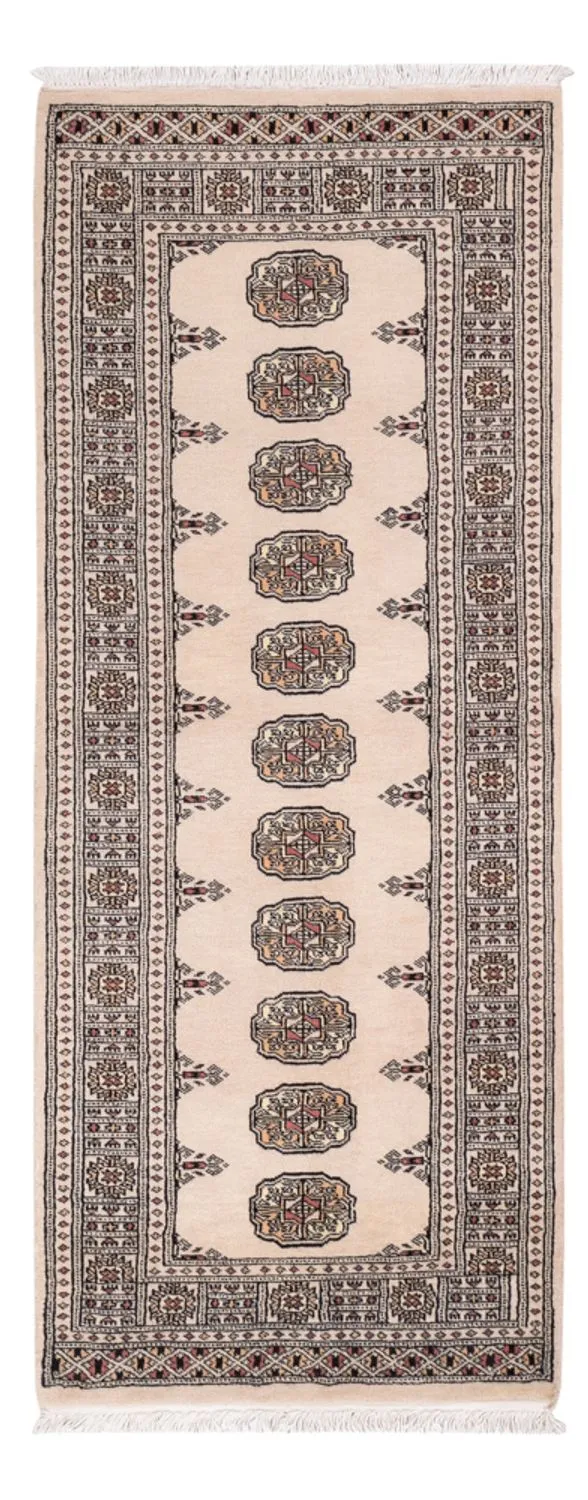 Pakistan Teppich 79x193cm - Orientteppich - beige