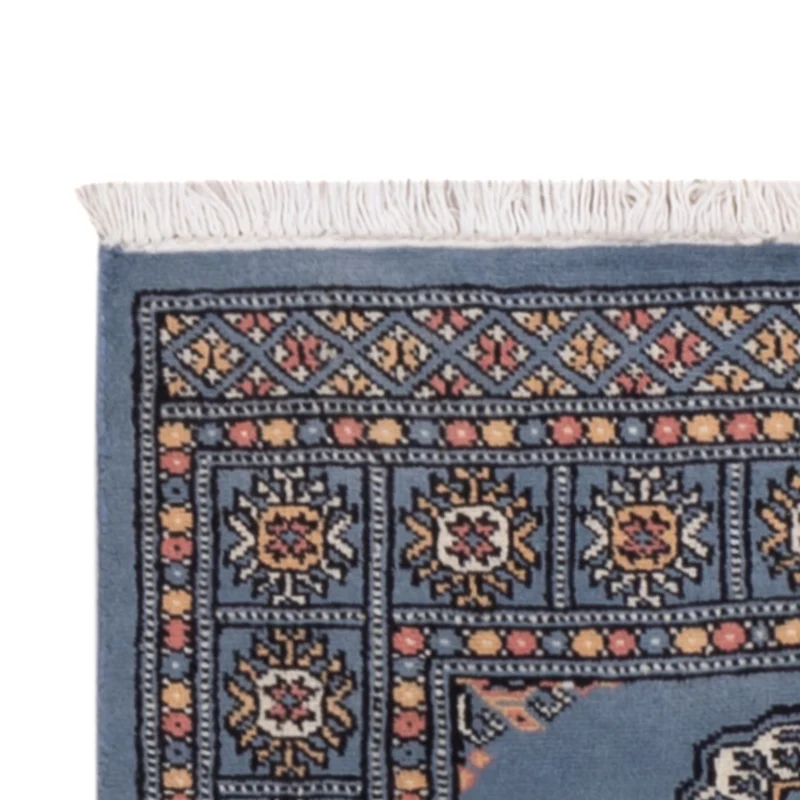 Pakistan Teppich 76x209cm - Orientteppich - blau