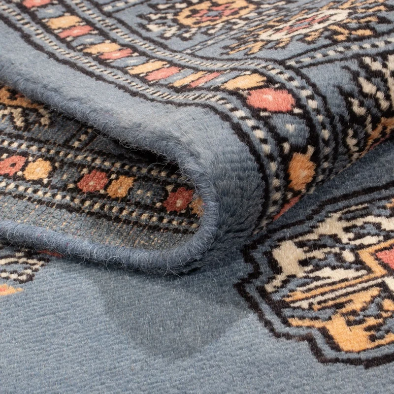 Pakistan Teppich 76x209cm - Orientteppich - blau