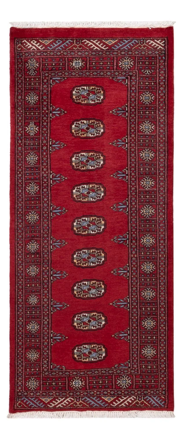 Pakistan Teppich 80x191cm - Orientteppich - rot