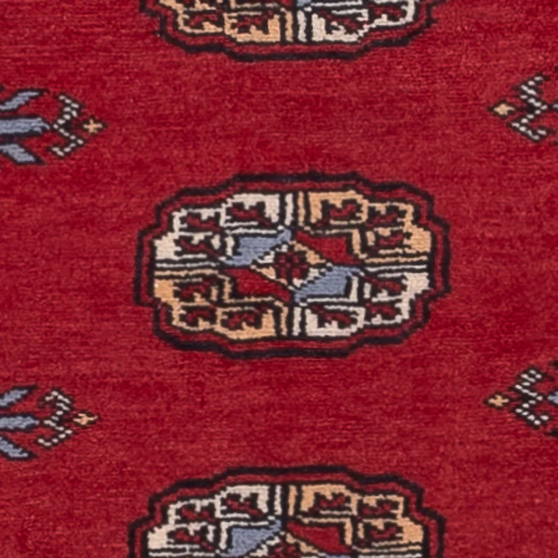 Pakistan Teppich 80x191cm - Orientteppich - rot