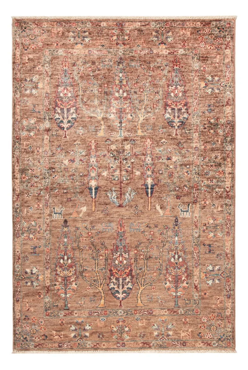 Ariana Teppich 102x149cm - Orientteppich - dunkelbeige